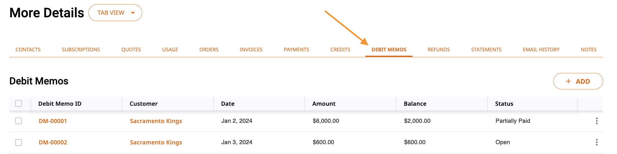Debit Memos via Customer.png